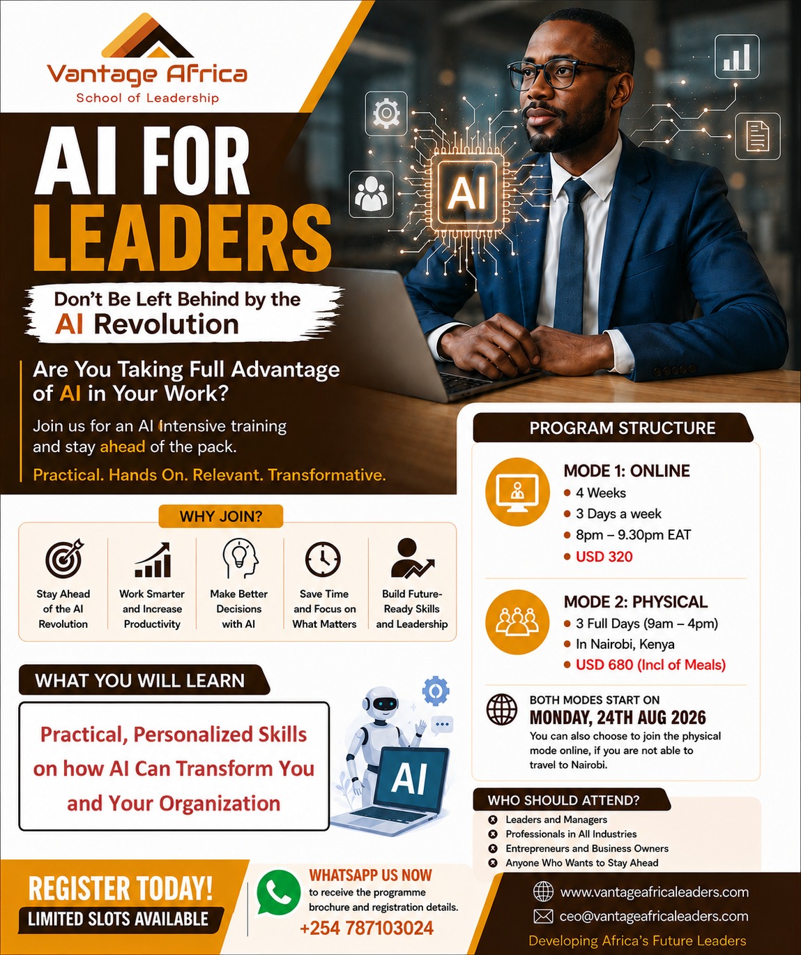 AI  for leaders (Academic Certificate)