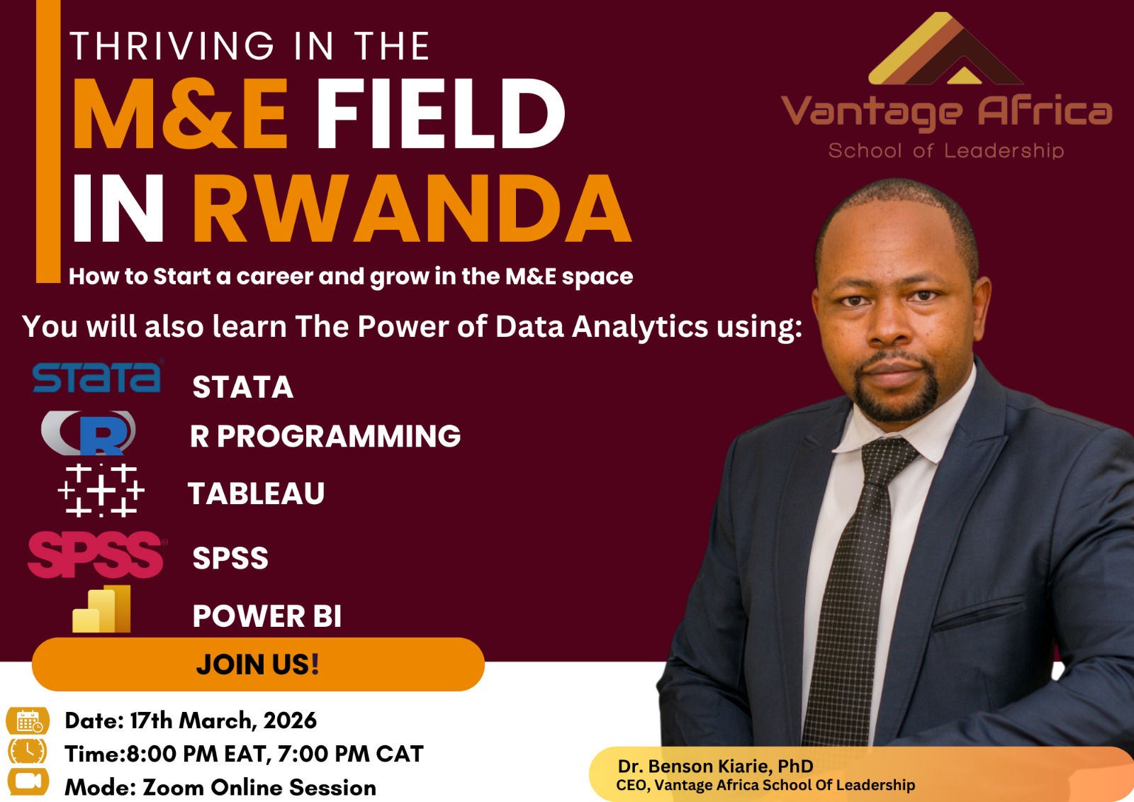 Free M&E Training Session: Thriving in M&E Field (17th March) - Rwanda