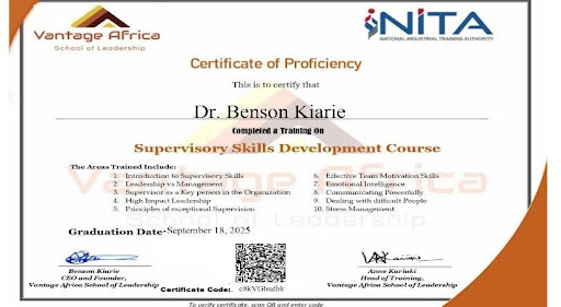 Sample Certificate