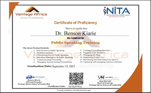 Sample Certificate
