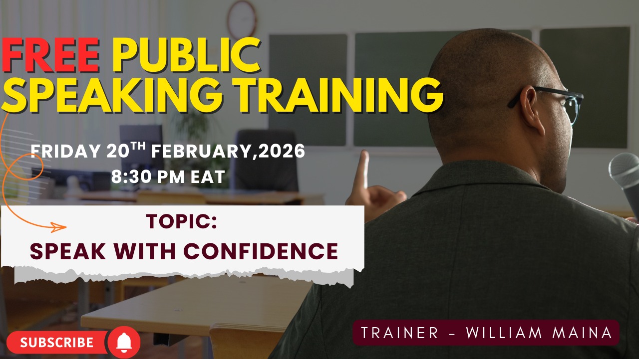 Free Public Speaking Training: Speak with Confidence(20th February)