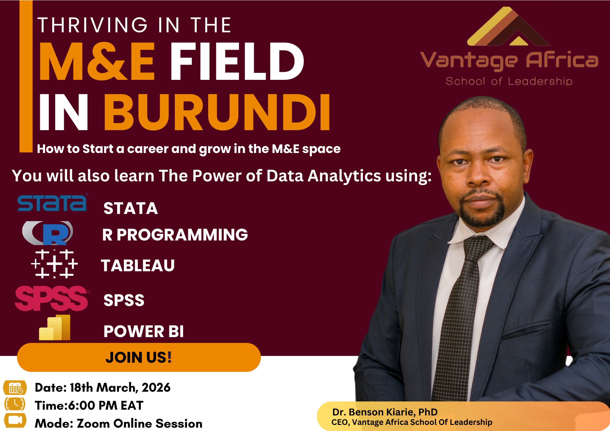 Free M&E Training Session: Thriving in M&E Field (18th March) - Burundi