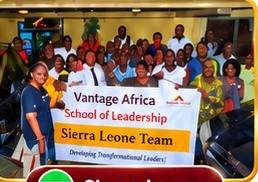 Vantage Africa cohort in Sierra Leone