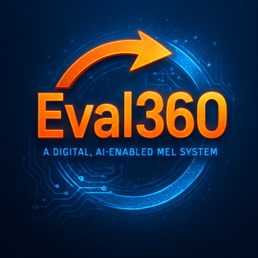 Eval360 cloud-based M&E platform logo
