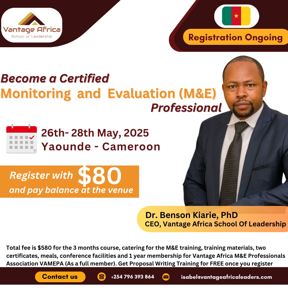 monitoring and evaluation in cameroon